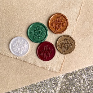 WITH LOVE - ELŐREGYÁRTOTT VIASZPECSÉT - esküvő - meghívó & kártya - meghívó - Meska.hu