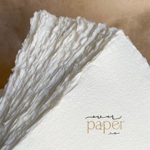 EMBOSSED Merített papír esküvői meghívó - A6 méret - esküvő - meghívó & kártya - meghívó - Meska.hu