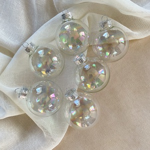 ÁTLÁTSZÓ - Egyedi feliratú karácsonyi üveggömb - karácsony - karácsonyi lakásdekoráció - karácsonyfadíszek - Meska.hu