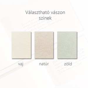 NATÚR VENDÉGKÖNYV - MINIMALIST - A5 - A4 - esküvő - emlék & ajándék - vendégkönyv - Meska.hu