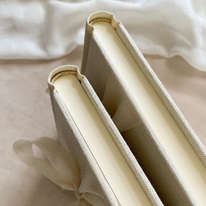 VENDÉGKÖNYV - LUSH BEIGE - A5 - A4 - esküvő - emlék & ajándék - vendégkönyv - Meska.hu