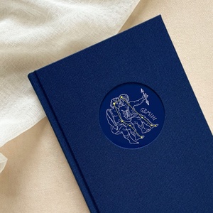 Ikrek csillagjegy - vászon notesz, napló, tervező, jegyzetfüzet, rajzfüzet - A5 - Meska.hu