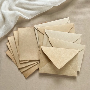 Vintage merített papír szett - 5 db - boríték + levélpapír, Otthon & Életmód, Papír, írószer, Boríték, Papírművészet, MESKA