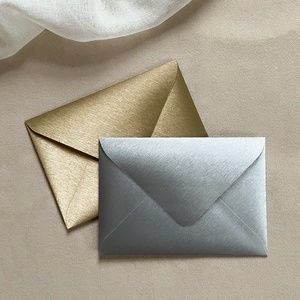 VÁSZON BORÍTÉK - ROYAL SILVER, Otthon & Életmód, Papír, írószer, Boríték, Papírművészet, MESKA