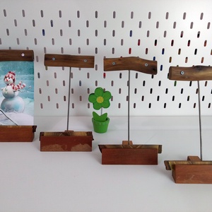 Egyedi asztali fényképtartó - 10x15 centiméteres fényképhez - Cseresznye/dió - otthon & életmód - dekoráció - kép & falikép - képkeret - Meska.hu