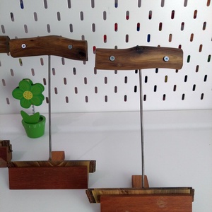 Egyedi asztali fényképtartó - 10x15 centiméteres fényképhez - Cseresznye/dió - otthon & életmód - dekoráció - kép & falikép - képkeret - Meska.hu