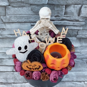Halloween asztaldísz - otthon & életmód - dekoráció - halloween - halloweeni dekoráció - Meska.hu