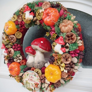 Őszi ajtódísz - otthon & életmód - dekoráció - ajtó- és ablak dekoráció - ajtódísz & kopogtató - Meska.hu