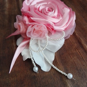 Hajdísz rózsakedvelőknek  - esküvő - hajdísz - kontydísz & hajdísz - Meska.hu