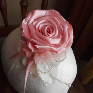 Hajdísz rózsakedvelőknek  - esküvő - hajdísz - kontydísz & hajdísz - Meska.hu