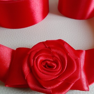 Red Rose esküvői, menyecske öv - esküvő - kiegészítők - öv & pánt - Meska.hu