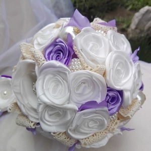 Bieder Lavender Menyasszonyi csokor - esküvő - menyasszonyi- és dobócsokor - Meska.hu