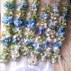 Virágos fejpánt fejkoszorú  - esküvő - hajdísz - hajpánt - Meska.hu