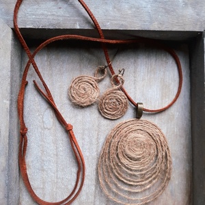 Kender zsinóros ékszerszett - Meska.hu