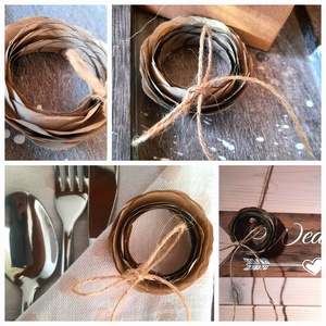 Papír rózsa dekoráció - Meska.hu