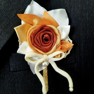 Bieder vőlegénykitűző - esküvő - kiegészítők - kitűző - Meska.hu