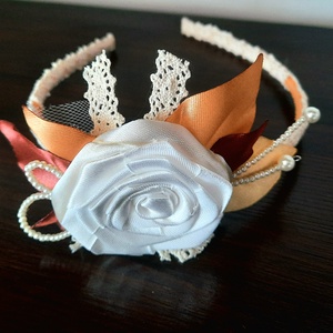 Biefer hajpánt - esküvő - hajdísz - hajpánt - Meska.hu