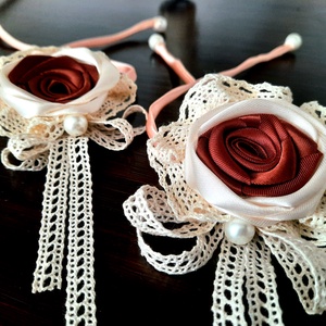 Koszorúslány kardísz pár - esküvő - ékszer - karkötő & csuklódísz - Meska.hu