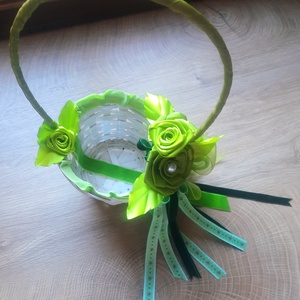 Szóró kosár - esküvő - dekoráció - asztaldísz - Meska.hu