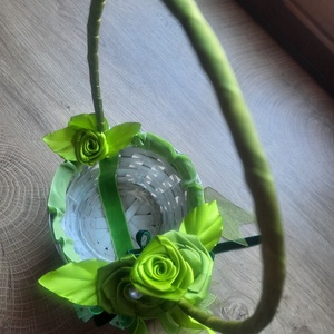 Szóró kosár - esküvő - dekoráció - asztaldísz - Meska.hu