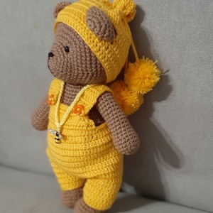 Babamaci nyaklánccal - játék & sport - plüssállat & játékfigura - maci - Meska.hu