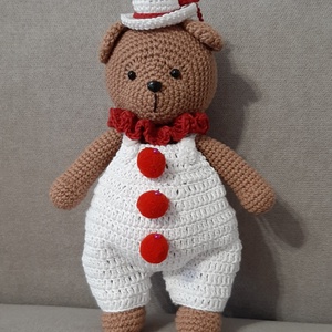 Maci bohócruhában., Játék & Sport, Plüssállat & Játékfigura, Maci, , MESKA