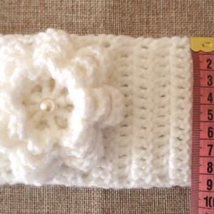 Horgolt fejpánt  - ruha & divat - sál, sapka, kendő - fejpánt - Meska.hu