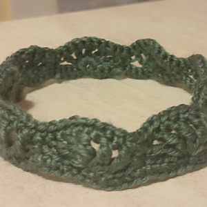 Horgolt fejpánt  - Meska.hu