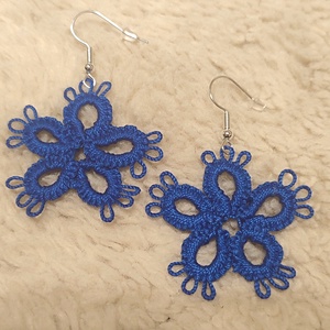 Hajócsipke fülbevaló , Ékszer, Fülbevaló, Fülékszer, Ékszerkészítés, Csipkekészítés, MESKA