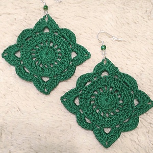 AKCIÓ!!! Horgolt fülbevaló, Ékszer, Fülbevaló, Fülékszer, Ékszerkészítés, Horgolás, MESKA
