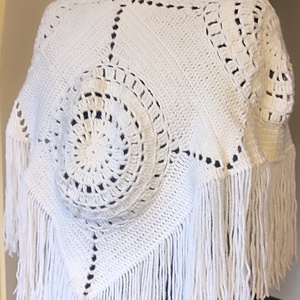 Horgolt poncsó - ruha & divat - női ruha - poncsó - Meska.hu Horgolt poncsó - ruha & divat - női ruha - poncsó - Meska.hu