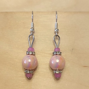 Gyöngyös fülbevalók  - ékszer - fülbevaló - fülékszer - Meska.hu