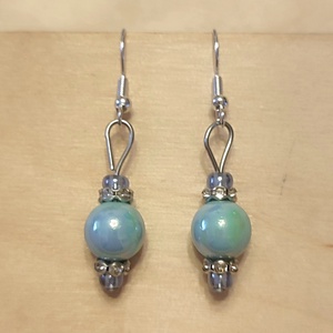 Gyöngyös fülbevalók  - ékszer - fülbevaló - fülékszer - Meska.hu