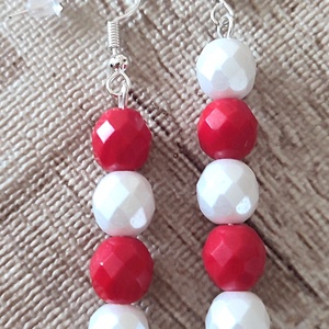 Gyöngyös fülbevalók - Meska.hu