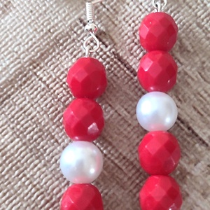 Gyöngyös fülbevalók - ékszer - fülbevaló - fülékszer - Meska.hu