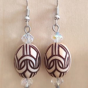 Fülbevaló , Ékszer, Fülbevaló, Fülékszer, Ékszerkészítés, Gyöngyfűzés, gyöngyhímzés, MESKA