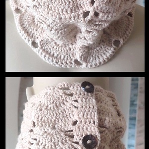 Horgolt nyakmelegítő  - ruha & divat - sál, sapka, kendő - sál - Meska.hu