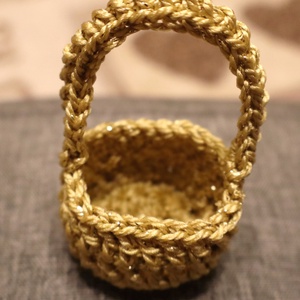 Horgolt kis dekoráció szett - otthon & életmód - dekoráció - asztal és polc dekoráció - asztaldísz - Meska.hu