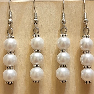 Gyöngyös fülbevalók , Ékszer, Fülbevaló, Fülékszer, Ékszerkészítés, MESKA