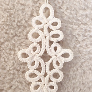 Hajócsipke nyaklánc , Ékszer, Nyaklánc, Medál, Csipkekészítés, Ékszerkészítés, MESKA