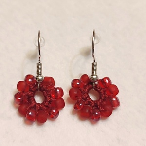 AKCIÓ!!! Gyöngy fülbevaló , Ékszer, Fülbevaló, Fülékszer, Ékszerkészítés, Gyöngyfűzés, gyöngyhímzés, MESKA