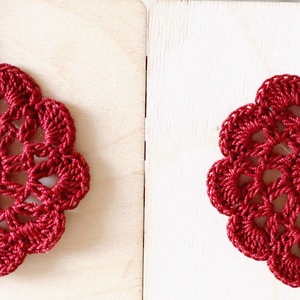 Horgolt fülbevaló  - ékszer - fülbevaló - fülékszer - Meska.hu