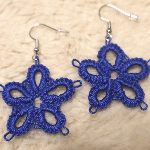 Hajócsipke fülbevaló , Ékszer, Fülbevaló, Fülékszer, Csipkekészítés, Ékszerkészítés, MESKA