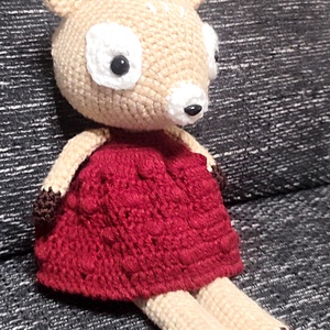 Horgolt kislány őzike - játék & sport - plüssállat & játékfigura - más figura - Meska.hu Horgolt kislány őzike - játék & sport - plüssállat & játékfigura - más figura - Meska.hu