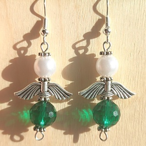 Angyalka fülbevaló  - Meska.hu