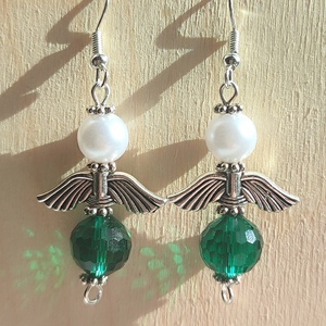 Angyalka fülbevaló  - ékszer - fülbevaló - fülékszer - Meska.hu