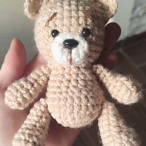 Horgolt maci - játék & sport - plüssállat & játékfigura - maci - Meska.hu