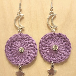 AKCIÓ!!! Horgolt fülbevaló , Ékszer, Fülbevaló, Fülékszer, Ékszerkészítés, Horgolás, MESKA