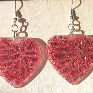 Gyanta fülbevaló  - ékszer - fülbevaló - fülékszer - Meska.hu