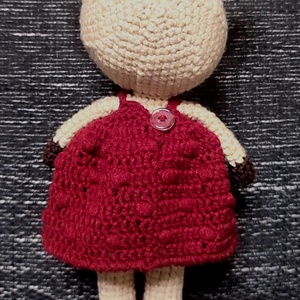 AKCIÓ!!! Horgolt kislány őzike - játék & sport - plüssállat & játékfigura - más figura - Meska.hu